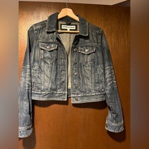 Express Women's Cropped Denim/Jean Jacket